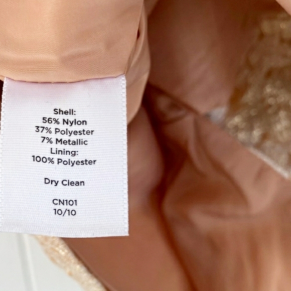 Talbots Golden Floral Jaquared Pencil Skirt - Picture 5 of 5